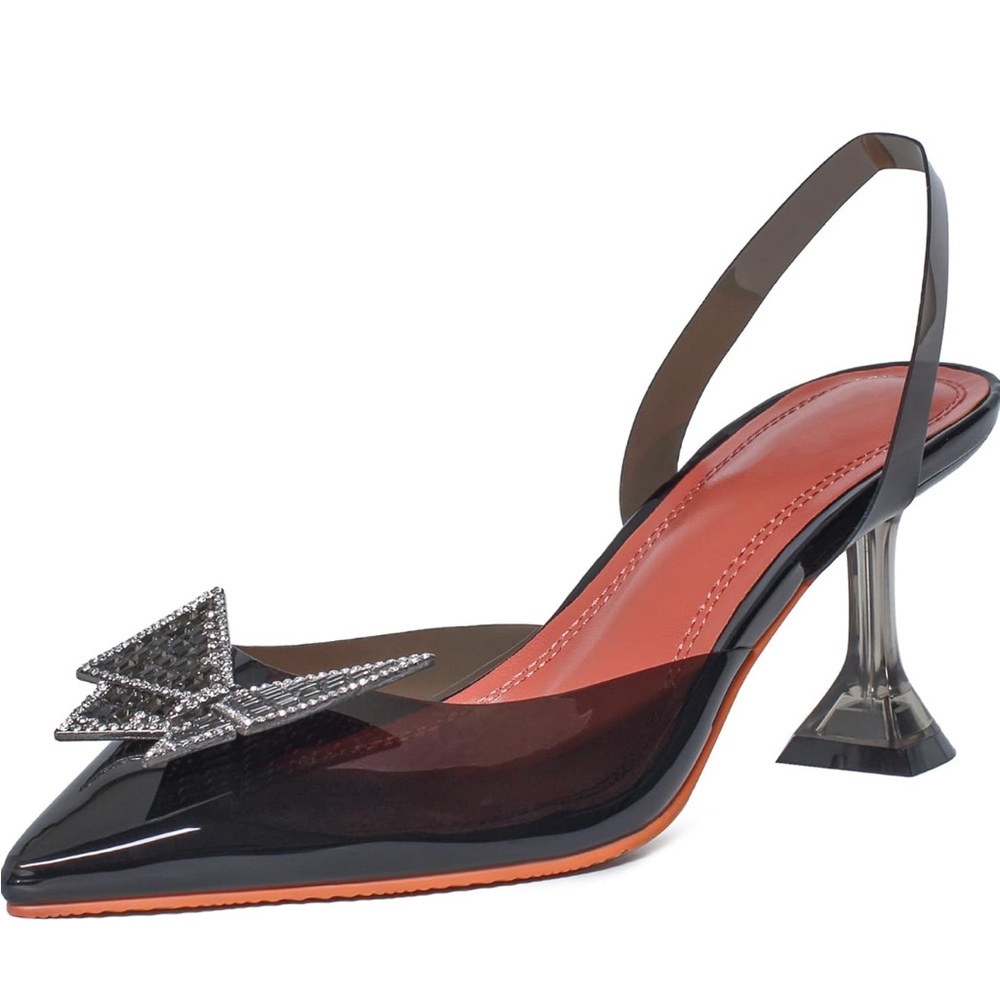 Amina Muaddi style slingbacks